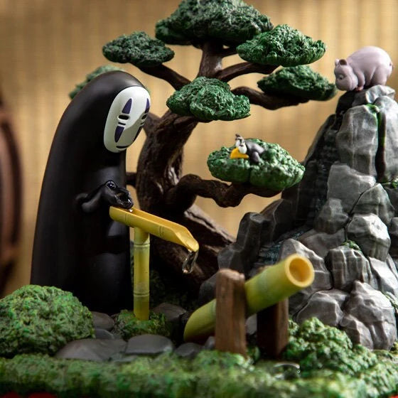 Original Ghibli Studio My Neighbor Totoro Spirited Away Water Garden • No Face Bonsai Diorama