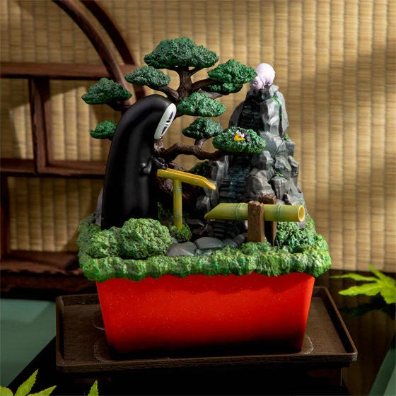 Original Ghibli Studio My Neighbor Totoro Spirited Away Water Garden • No Face Bonsai Diorama