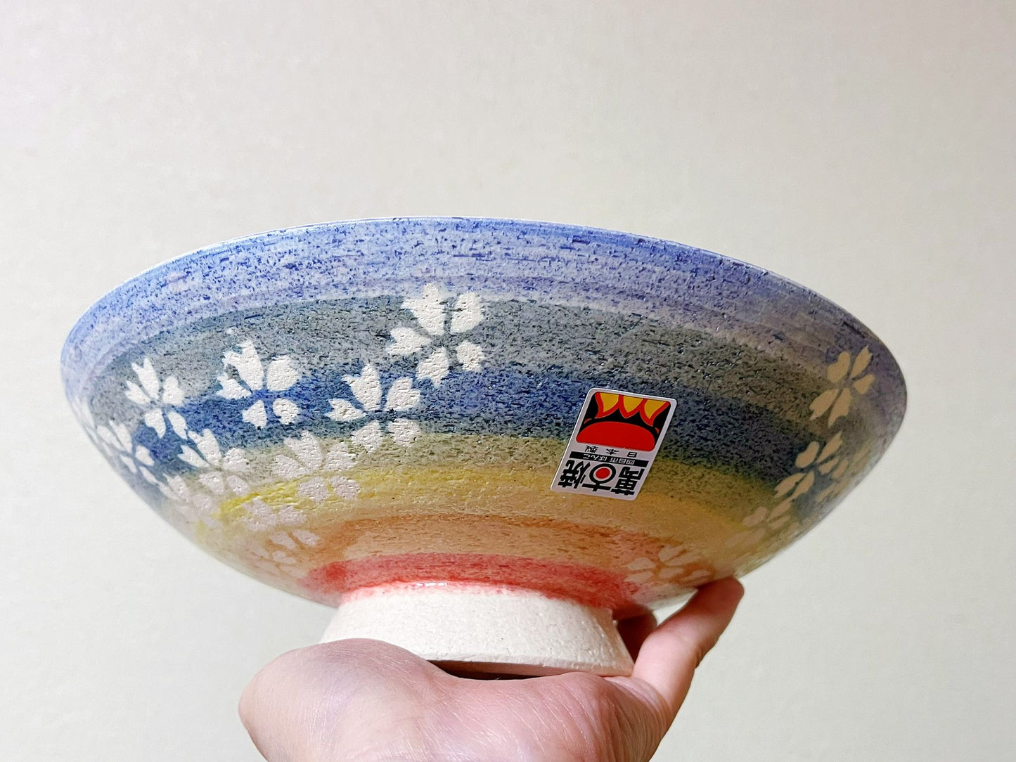 Maruyoshi Sakura Rainbow Bankoware Donabe Clay Pot / Rainbow Sakura Black Floral Bankoyaki Donabe Clay Pot | Handmade Japanese Ceramic Cooking Pot Gas Stove & Oven for Nabemono Hotpot Rice Stew