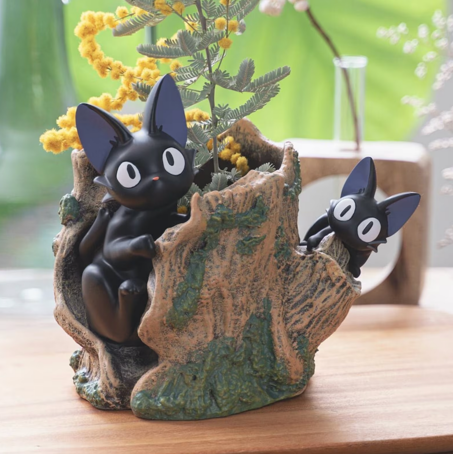 Original Ghibli Jiji Planter Cover/Holder • Kikis Delivery Service Pot/Vase/Figure/Home Decor/Interior Diorama • Anime Studio Ghibli Gift