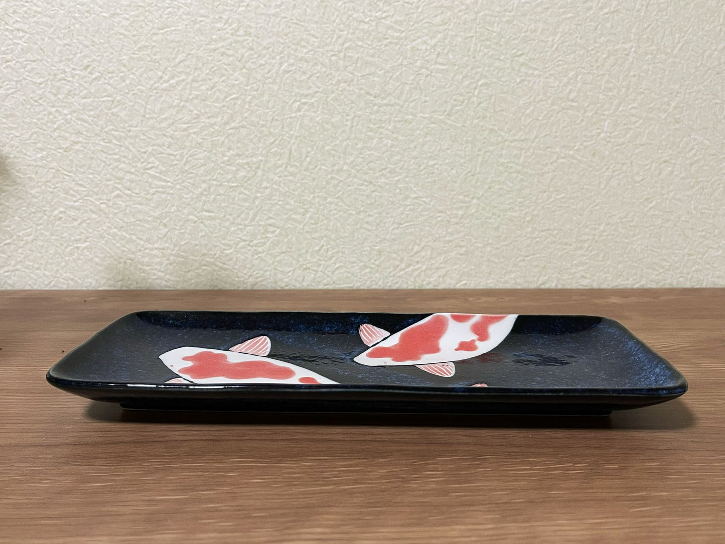 4 Pieces in 1 Set, Koi Fish Ramen Plate Japanese Mino Ware Made in Japan Tableware Set Authentic Japanese tableware handmade sushi plate set