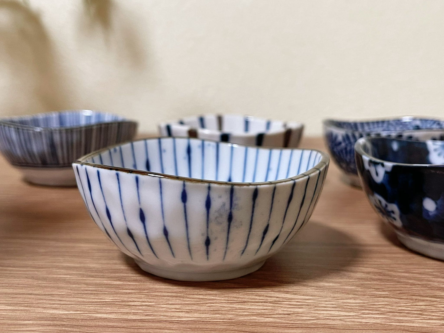 Set of 5, Classic Japanese Pattern Cereal Bowl Gift Box/ Handmade Matcha Mug,Floral Pattern Salad Fruit Bowl/Ice Cream Bowls