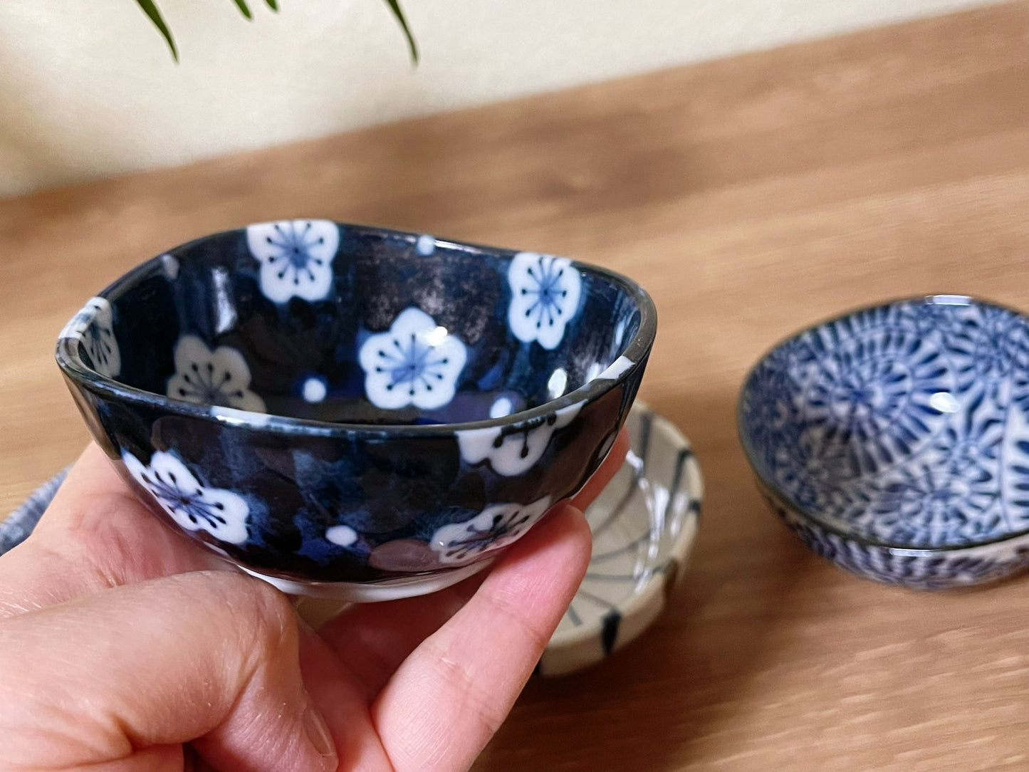 Set of 5, Classic Japanese Pattern Cereal Bowl Gift Box/ Handmade Matcha Mug,Floral Pattern Salad Fruit Bowl/Ice Cream Bowls