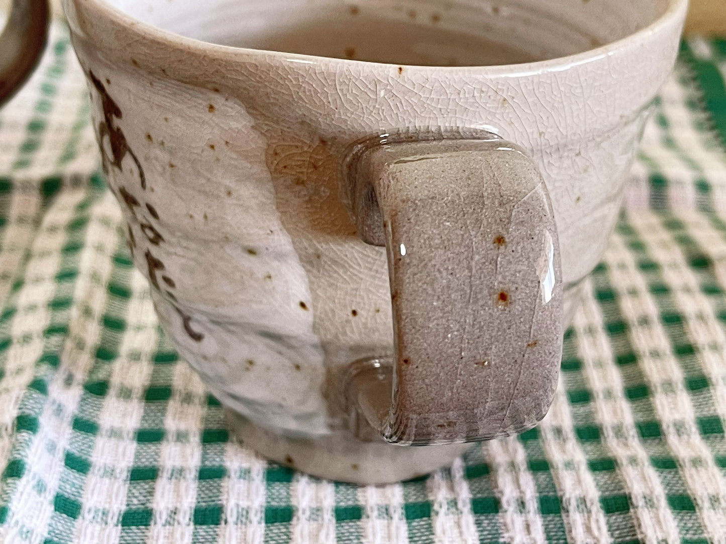 Set of 3,Japanese Kutani Ware Ceramic Coffee Mug Gift Set, Owl Tea Cup/Coffee Mug,Blessing Lucky Pattern Pottery Mug