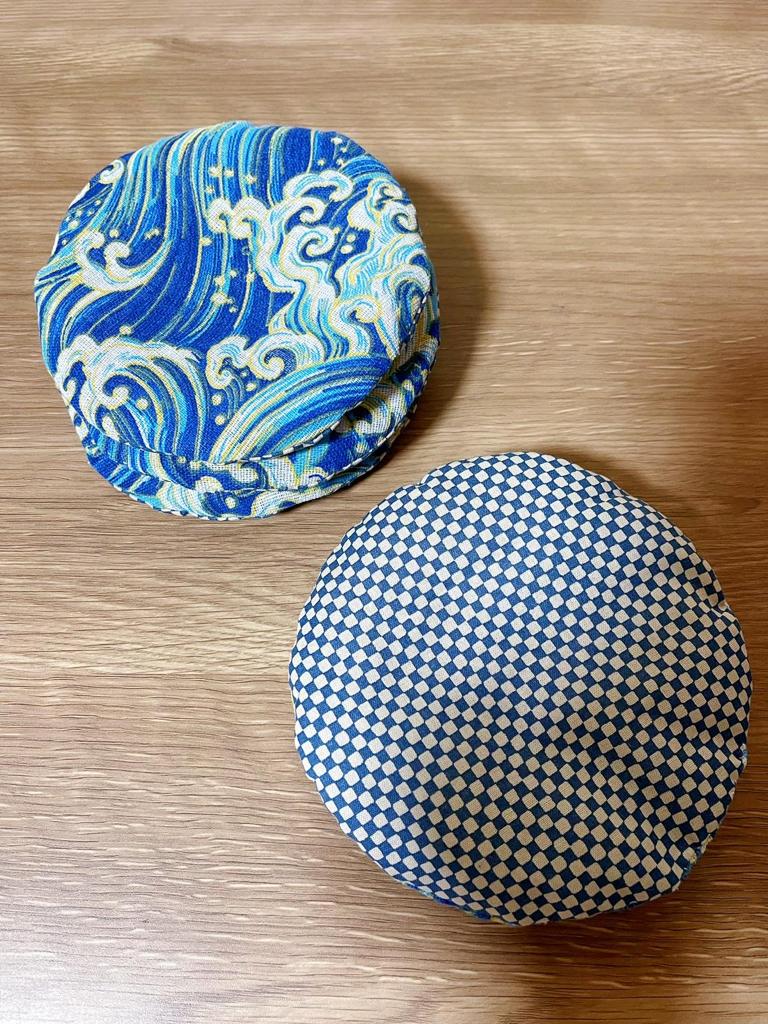 Set of 5, Japanese Handmade Great Wave Cup Coaster| Waves Coaster |Ocean Wave Tea Cup Coasters | Coffee Mug Mat Gift Set | Plate Coaster