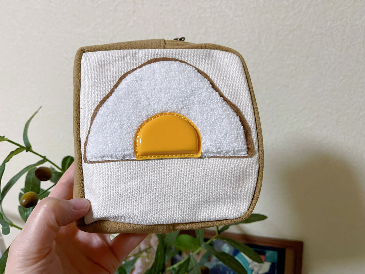 Original Ghibli Laputa Pouch/Case • Fried Egg Clutch/Cosmetic Bag/Wallet/Makeup Bag/Purse • Robot Soldier Anime • Studio Ghibli Gift