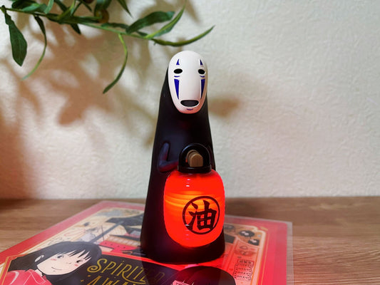 Original Ghibli Figurine/Lantern • Spirited Away Figure/Statuette/Replica/Home Decor/Diorama • Kaonashi No Face Light • Studio Ghibli Gift