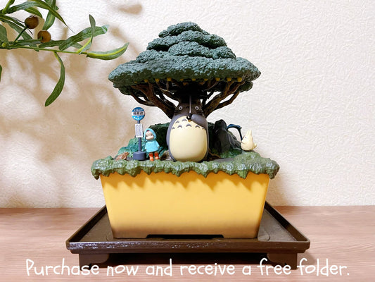 Original Ghibli Totoro Water Garden/Figure • My Neighbor Totoro Figurine/Statue/Replica/Home Decor/Interior Diorama • Studio Ghibli Gift