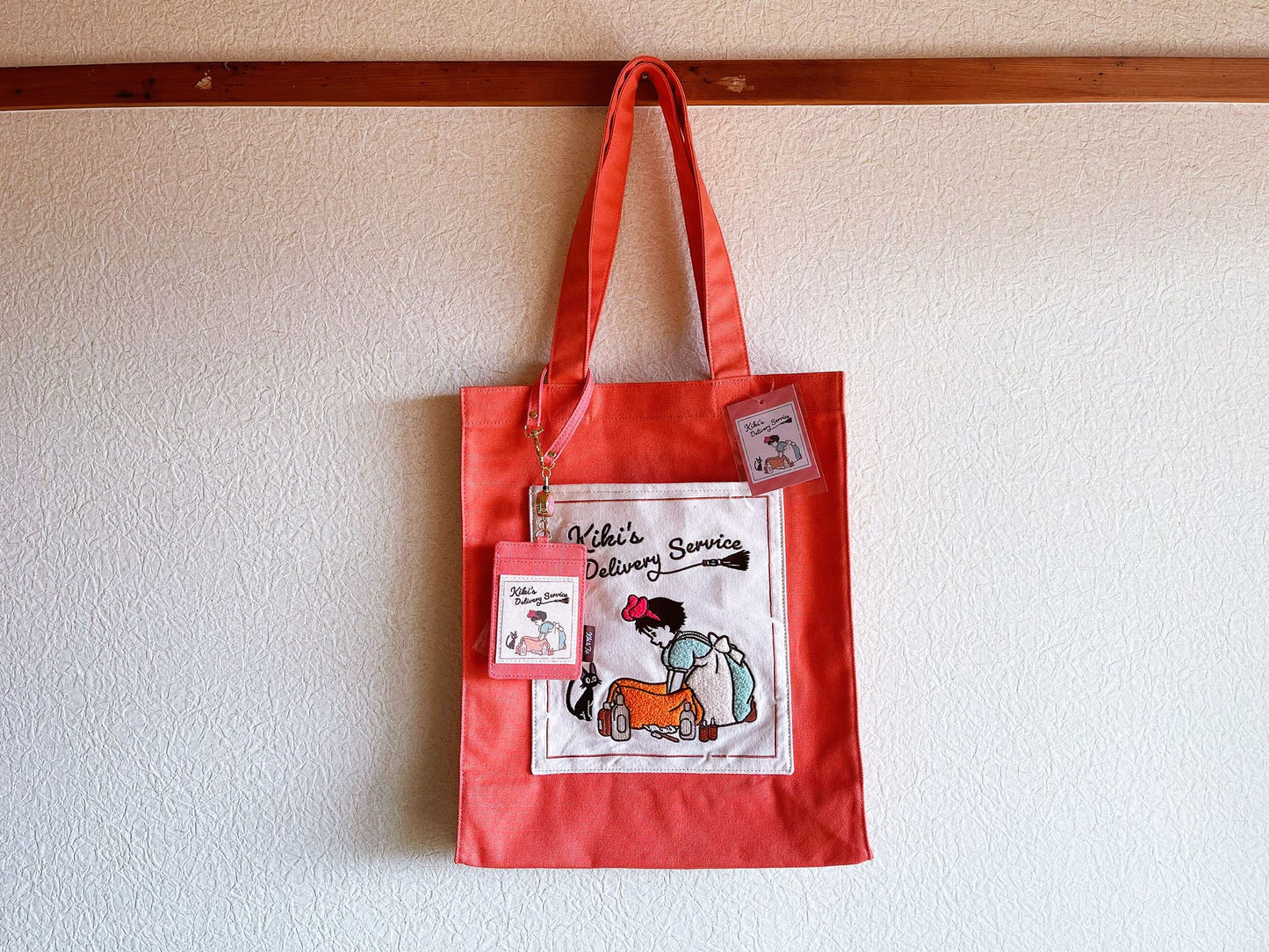 Original Ghibli Kiki Tote Bag/Card Case • Kikis Delivery Service Shoulder Bag/Shopper/Handbag/Hobo/Pass Case • Anime Studio Ghibli Gift