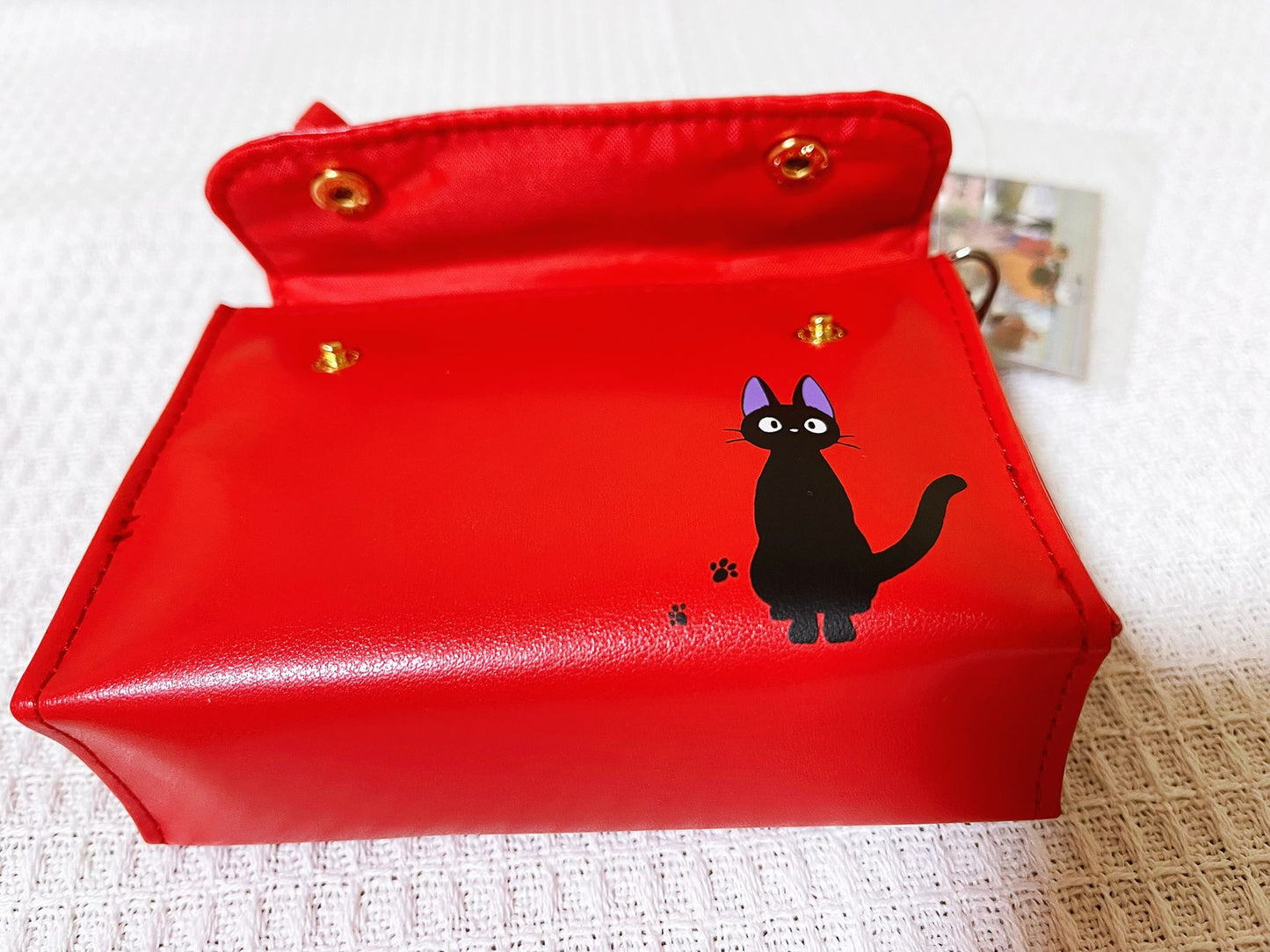 Original Ghibli Pouch/Clutch • Kikis Delivery Service Case/Cosmetic Bag/Wallet/Makeup Bag • Kiki's Radio Jiji Gigi Anime Ghibli Studio Gift