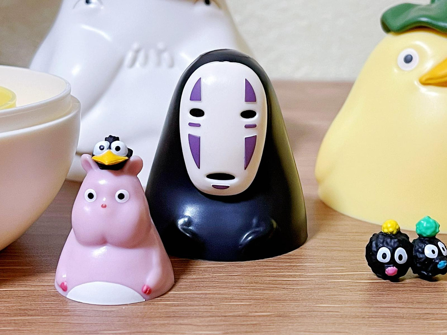 Original Ghibli Spirited Away Figure Set/Matryoshka • Small Figurine/Mini Statue/Replica/Home Decor/Interior Diorama • Kaonashi No Face Gift