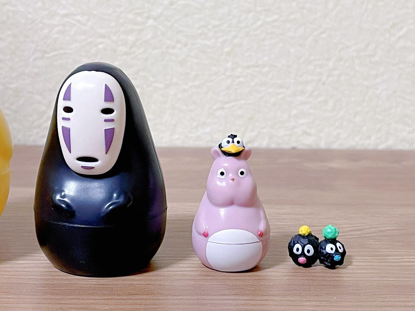 Original Ghibli Spirited Away Figure Set/Matryoshka • Small Figurine/Mini Statue/Replica/Home Decor/Interior Diorama • Kaonashi No Face Gift