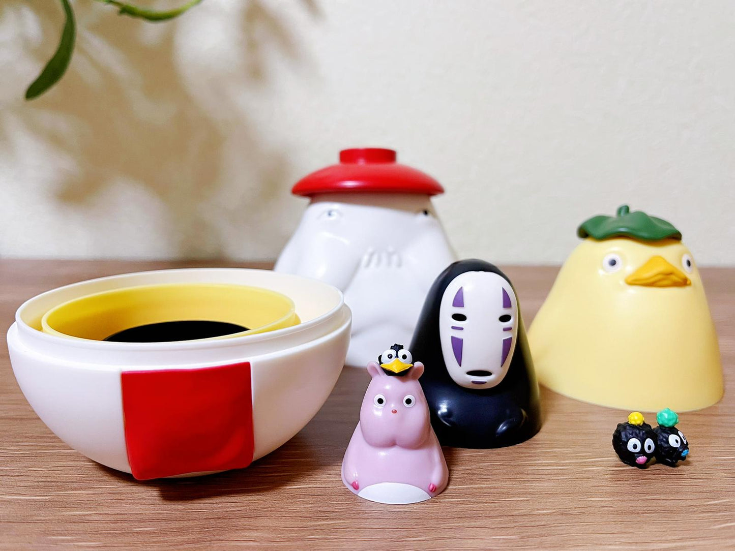 Original Ghibli Spirited Away Figure Set/Matryoshka • Small Figurine/Mini Statue/Replica/Home Decor/Interior Diorama • Kaonashi No Face Gift