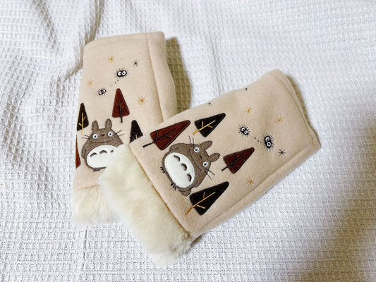 Original Ghibli Kiki Mittens • My Neighbor Totoro Gloves/Muff/Winter Clothes • Anime Ghibli Studio Gift