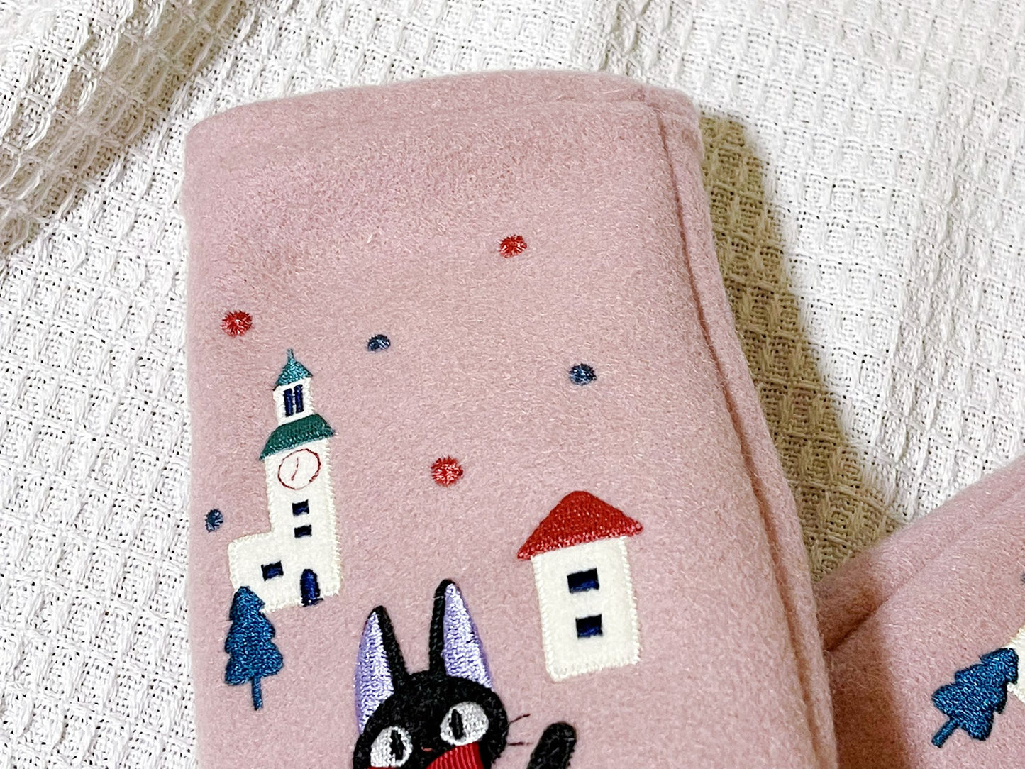 Original Ghibli Kiki Mittens • Kikis Delivery Service Gloves/Muff/Winter Clothes with Jiji Gigi • Anime Ghibli Studio Gift