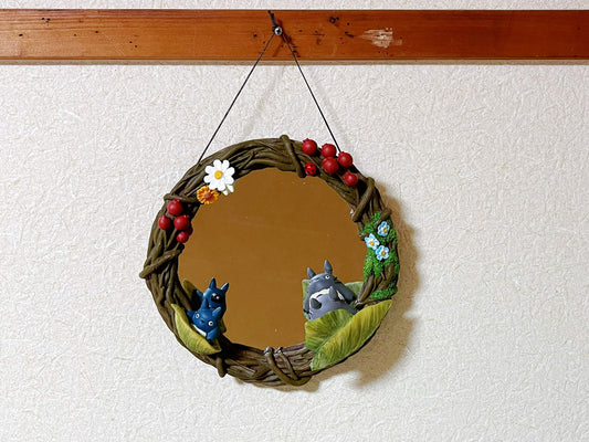 Original Ghibli Totoro Table/Wall Mirror • My Neighbor Totoro Wall Hanging/Figure/Replica/Figurine/Home Decor • Studio Ghibli Gift