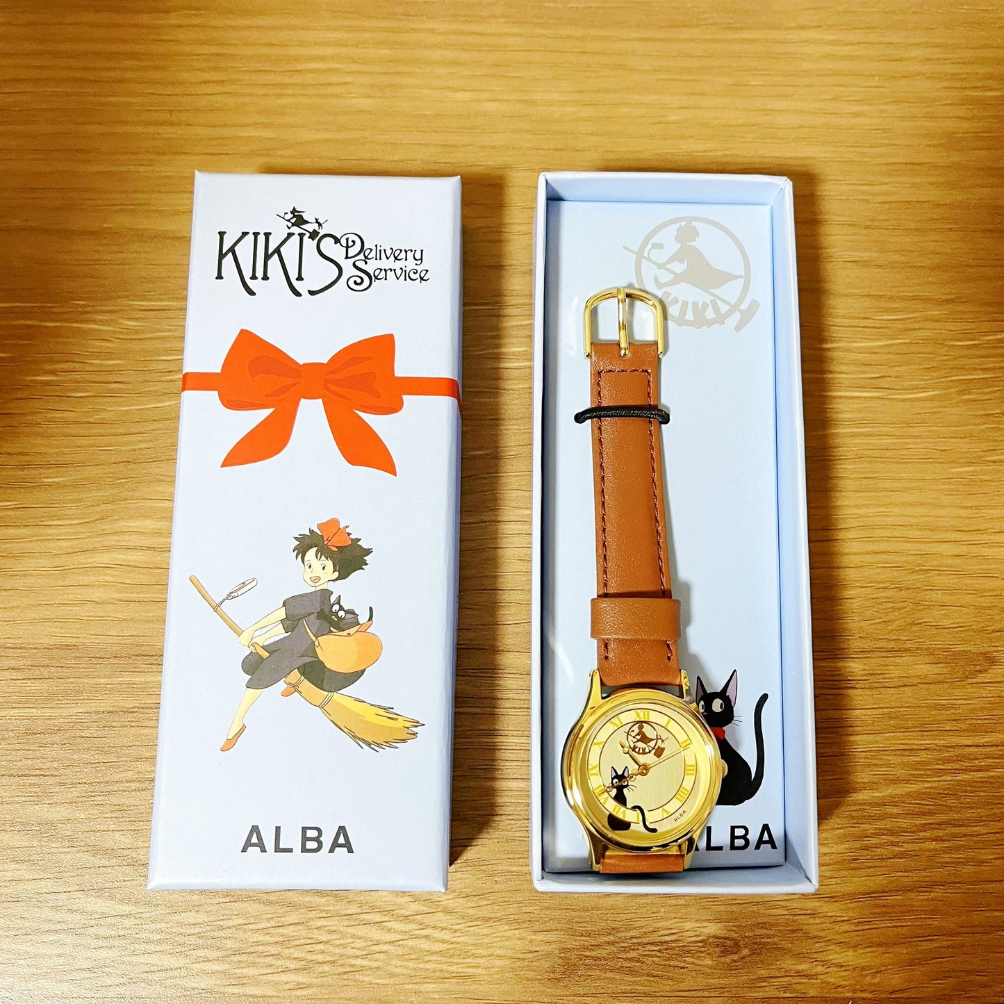 Original Ghibli Jiji Wrist Watch • Kikis Delivery Service Watch/Clock • Japanese Anime Watches for Girl/Women • Studio Ghibli Gift