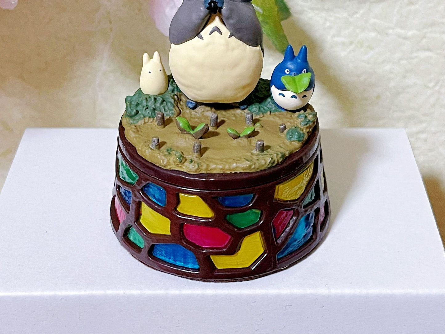 Original Ghibli Howl Figure/Jewelry Box • Howls Moving Castle Figurine/Statue/Replica/Interior Decor/Diorama • Stained Glass Design Gift