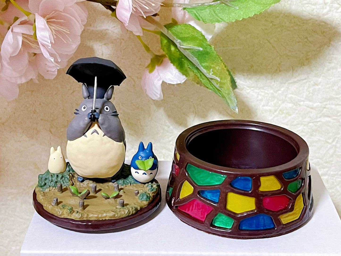 Original Ghibli Howl Figure/Jewelry Box • Howls Moving Castle Figurine/Statue/Replica/Interior Decor/Diorama • Stained Glass Design Gift