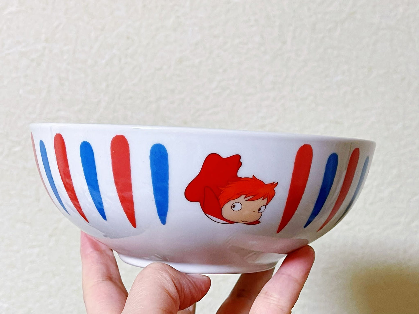 Original Ghibli Ponyo Bowl/Dish/Pot • Japanese Ceramic Soup/Fruit/Salad Bowl • Ponyo on the Cliff by the Sea Tableware/Dinnerware