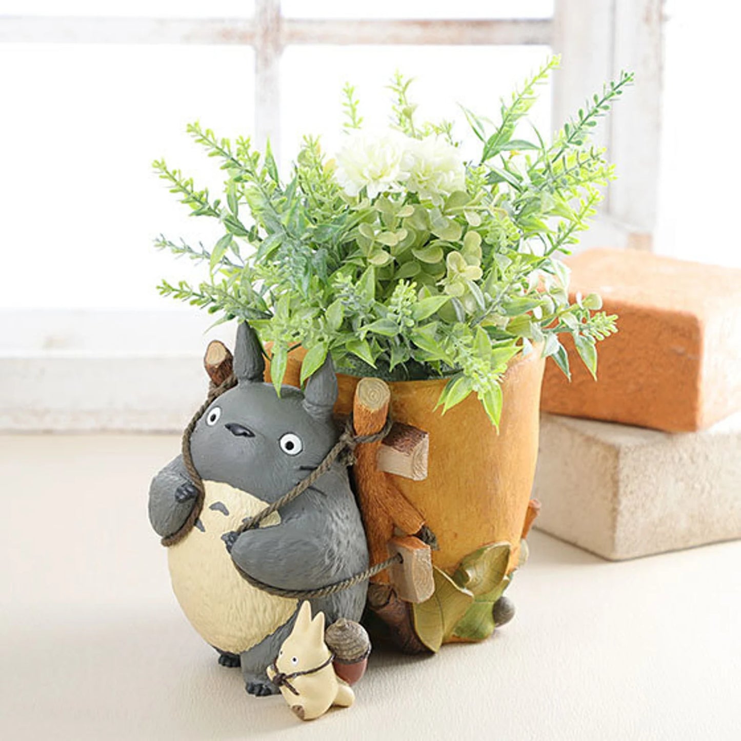 Original Ghibli Studio Planter Cover/Diorama • My Neighbor Totoro Pot/Vase/Holder/Stand/Replica/Decor • Anime Birthday Gift